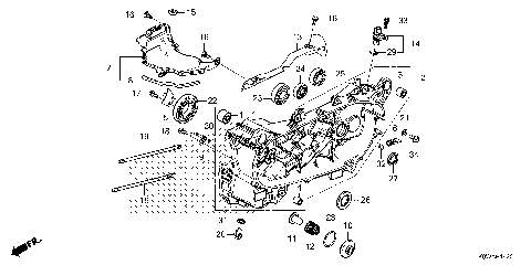 LEFT CRANKCASE