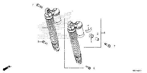 REAR SHOCK ABSORBER