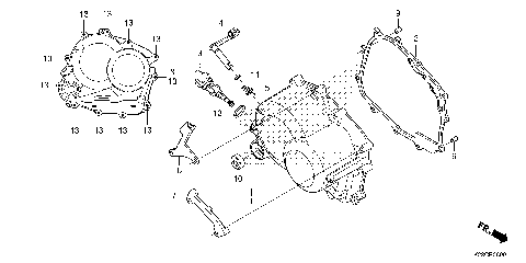 RIGHT CRANKCASE COVER