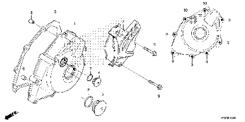 LEFT CRANKCASE COVER