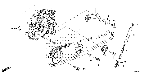 CAM CHAIN@TENSIONER