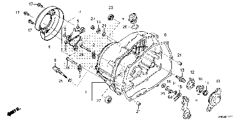 RIGHT CRANKCASE COVER