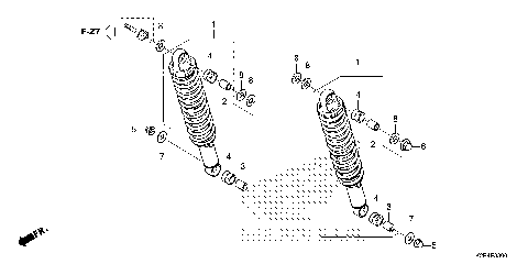 REAR SHOCK ABSORBER