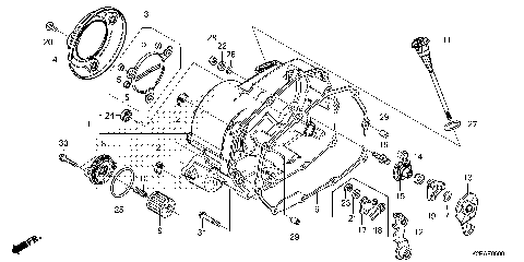 RIGHT CRANKCASE COVER
