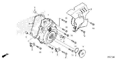 LEFT CRANKCASE COVER
