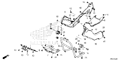 MAIN PIPE COVER@UNDER