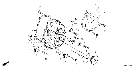 LEFT CRANKCASE COVER