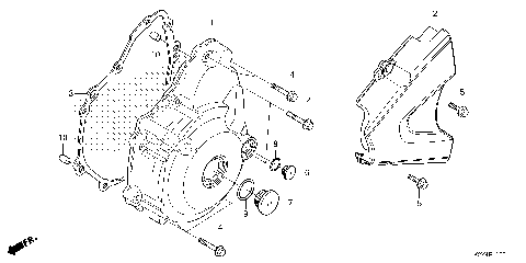 LEFT CRANKCASE COVER
