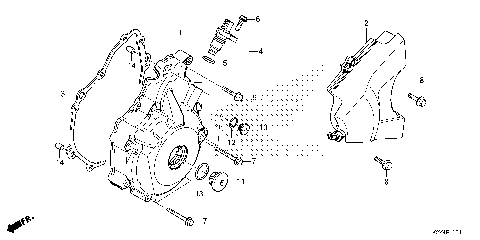 LEFT CRANKCASE COVER