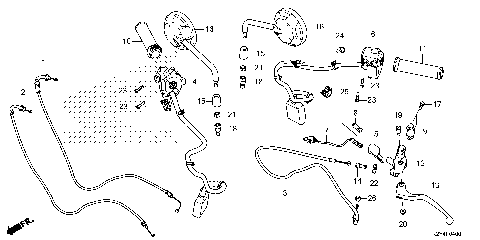 HANDLE LEVER@SWITCH@CABLE