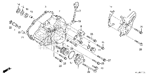LEFT CRANKCASE COVER