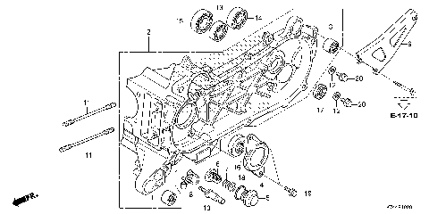 LEFT CRANKCASE