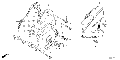LEFT CRANKCASE COVER
