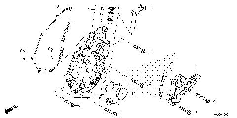LEFT CRANKCASE COVER