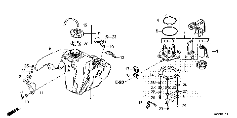 FUEL TANK (CRF250RX)