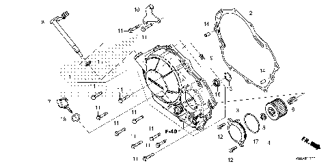 RIGHT CRANKCASE COVER