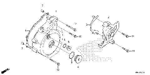 LEFT CRANKCASE COVER