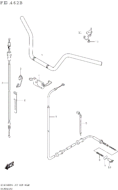 HANDLEBAR (LT-A750X)