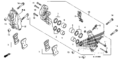 FRONT BRAKE CALIPER (1)