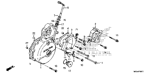 LEFT CRANKCASE COVER