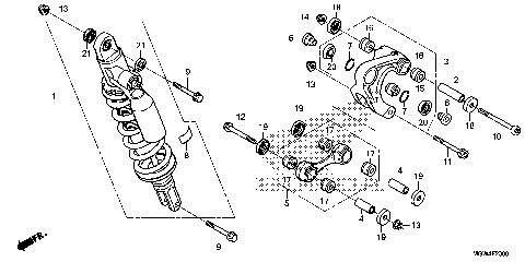 REAR SHOCK ABSORBER
