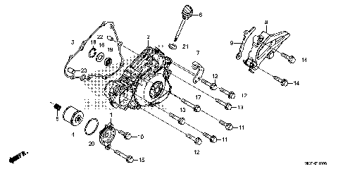 LEFT CRANKCASE COVER