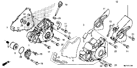 LEFT CRANKCASE COVER