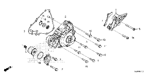LEFT CRANKCASE COVER