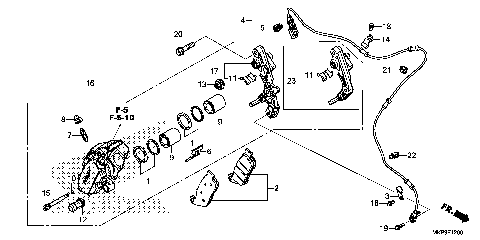 FRONT BRAKE CALIPER (1)