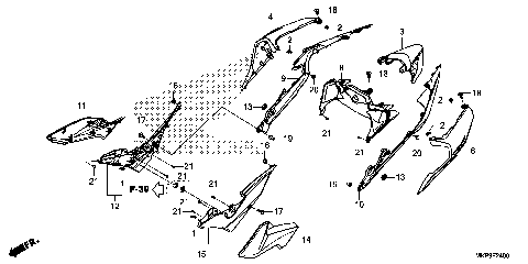 SIDE COVER@REAR COWL