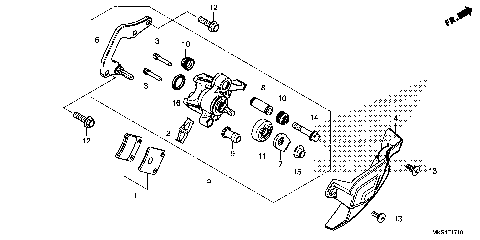 PARKING BRAKE CALIPER