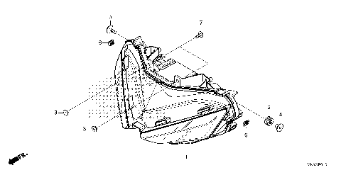 HEADLIGHT (CBR650RAC)
