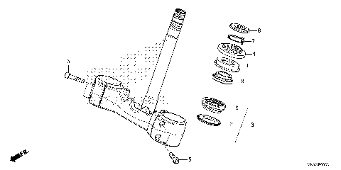 STEERING STEM (CB650RAC)