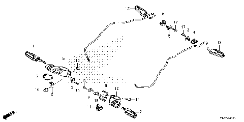 TURN SIGNAL (CB650RAC)