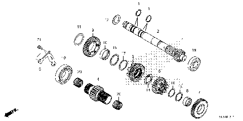 TRANSMISSION (MAINSHAFT)