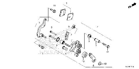 PARKING BRAKE CALIPER