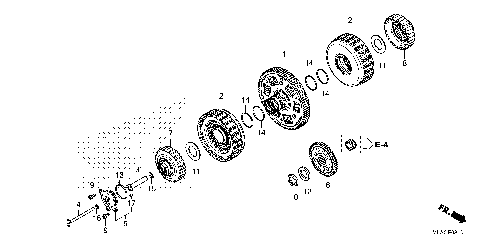 CLUTCH (CMX1100D/D2/D3)