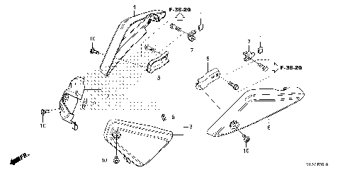 AIR CLEANER SIDE COVER