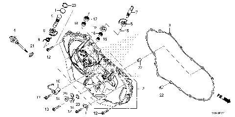 RIGHT CRANKCASE COVER