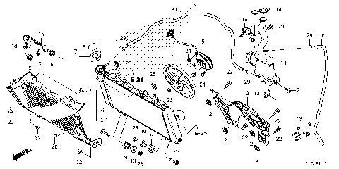 RADIATOR@RESERVE TANK