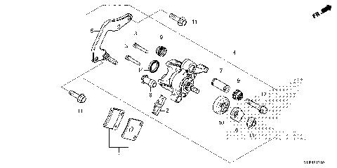PARKING BRAKE CALIPER