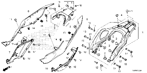 SIDE COWL@REAR CARRIER