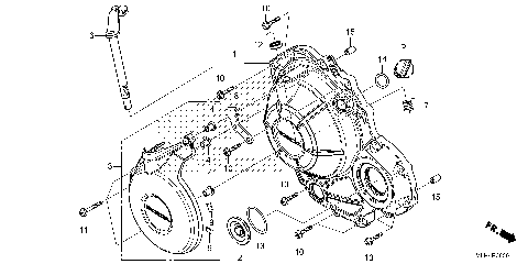 RIGHT CRANKCASE COVER