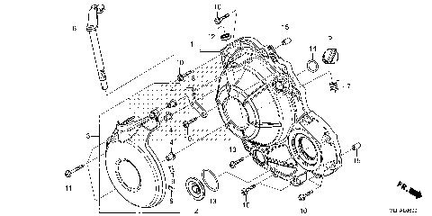 RIGHT CRANKCASE COVER