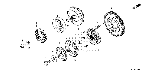 PRIMARY DRIVE GEAR