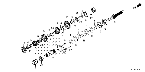 TRANSMISSION (MAINSHAFT)
