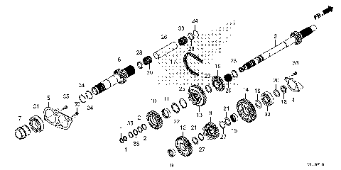 TRANSMISSION (MAINSHAFT)