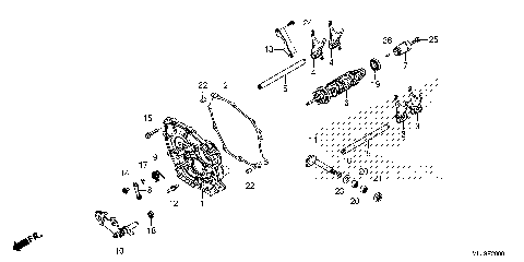 SHIFT DRUM@SHIFT FORK