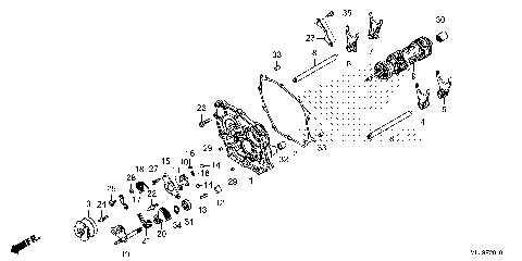 SHIFT DRUM@SHIFT FORK