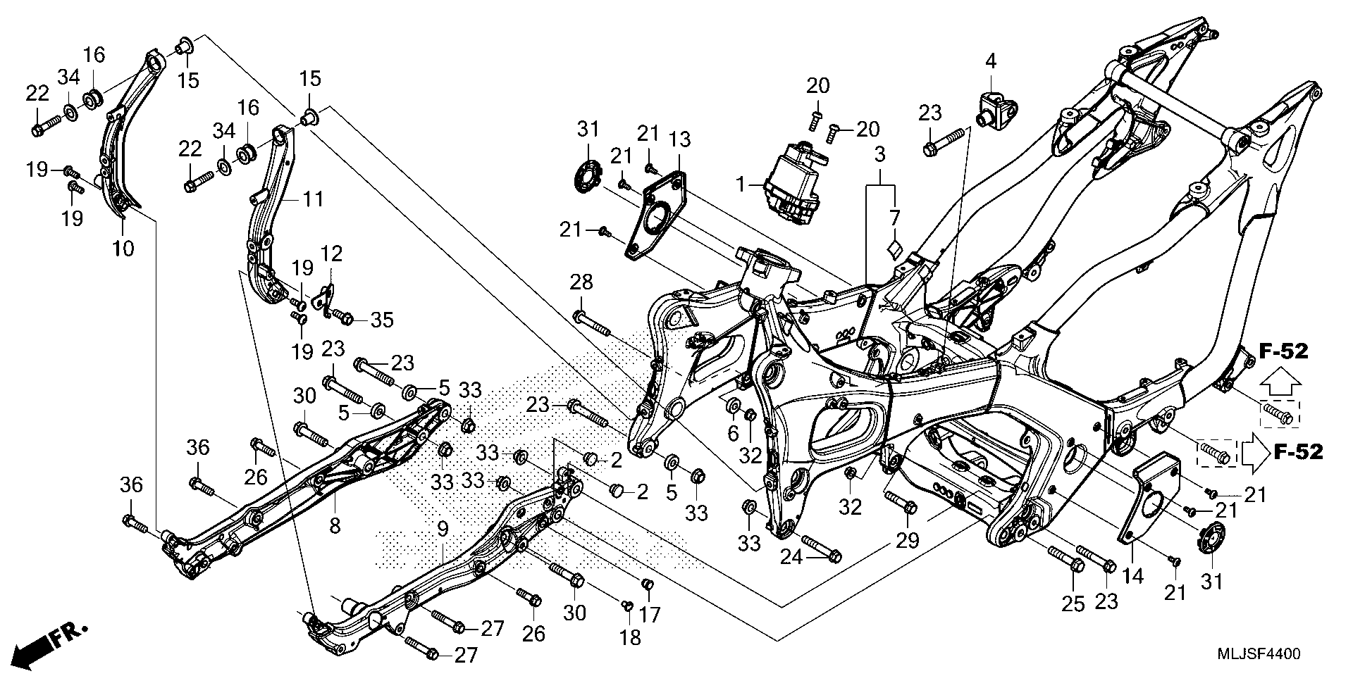 2025 Honda Motorcycles Parts-Finder Diagrams | Factory Powersports